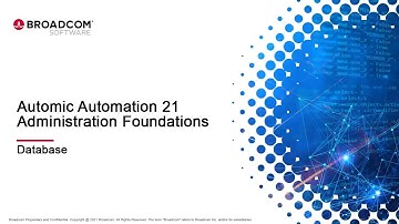 Deploying the Database Automic Automation v21