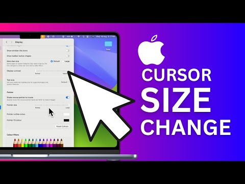 Change Mac Cursor Size - Increase or Decrease Mouse Pointer Size on macOS
