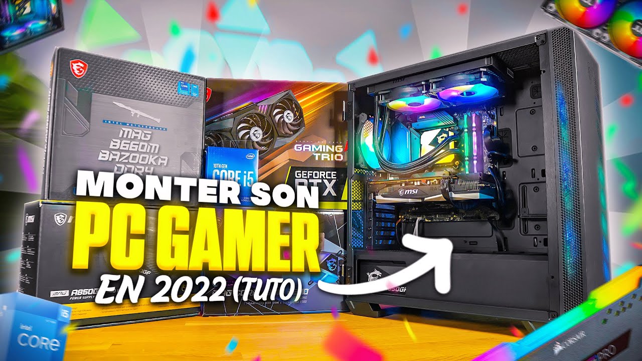 COMMENT MONTER SON PC GAMER EN 2022 ? (tuto montage pc gaming) 