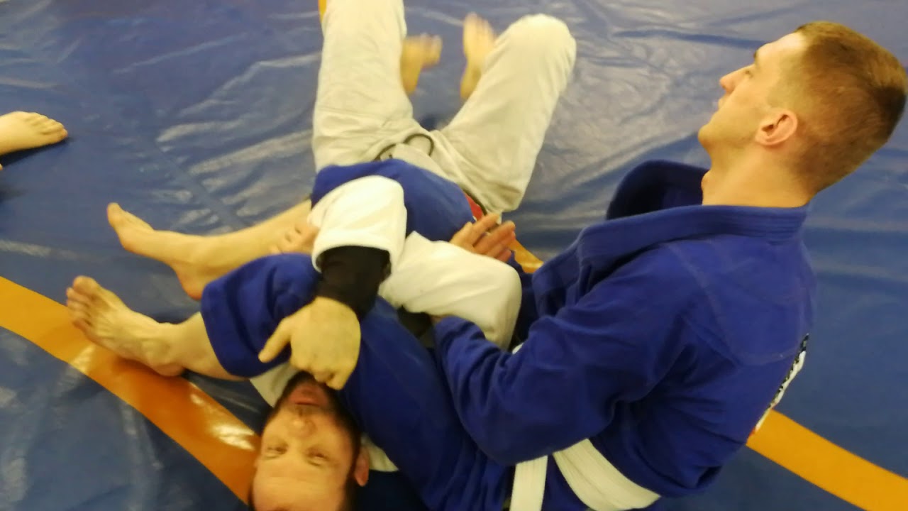 Armbar from the guard defense - YouTube