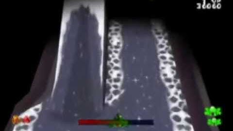 Frogger (PSX) Walkthrough Cave Zone: 5-2 Frogger Goes Skiing