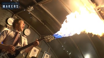 Flamethrowing Guitar & Smokin Bass