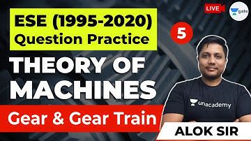 TOM | Gear & Gear Train | Lec 5 | ESE (1995 - 2020) Previous Year Questions