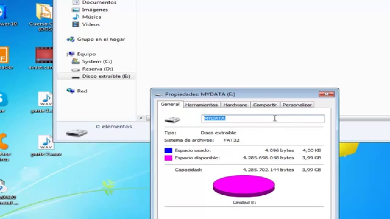 Como Expandir memoria usb de (2gb-8gb) (4gb-16gb) - YouTube