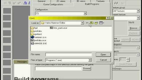 Valve Hammer Editor Configuration