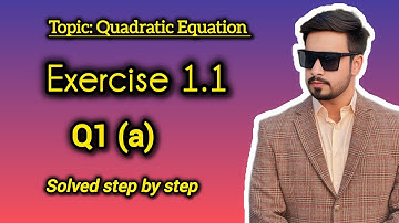 Class 10 Maths | Quadratic Equation | Exercise 1.1 | Question 1 (a) #maths