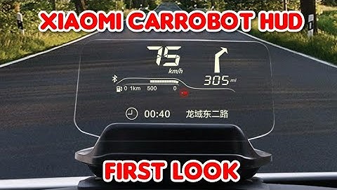 Xioami CarRobot HUD - First Look & Overview