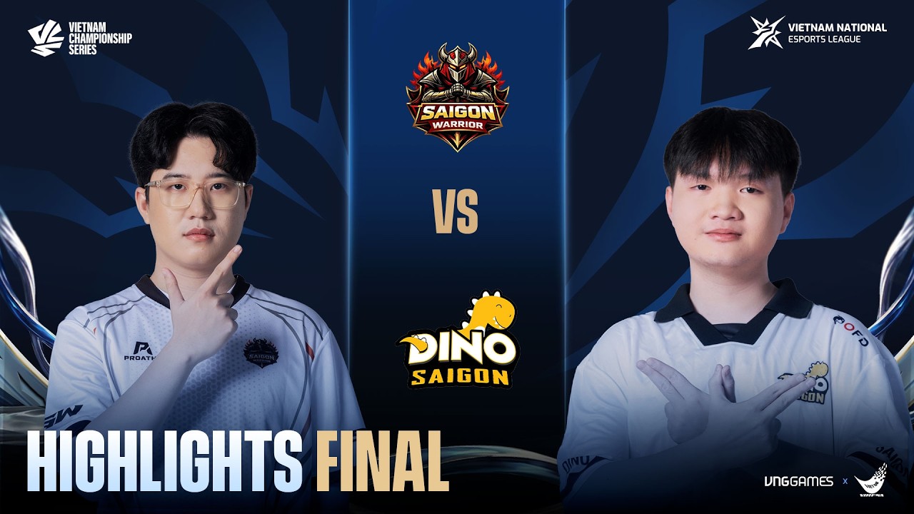 Highlights trận chung kết VCS mùa Hè 2026 giữa Saigon Warriors và Saigon Dino