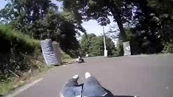 Freeride de Castelnau Rivière Basse 2014 - raw run streetluge