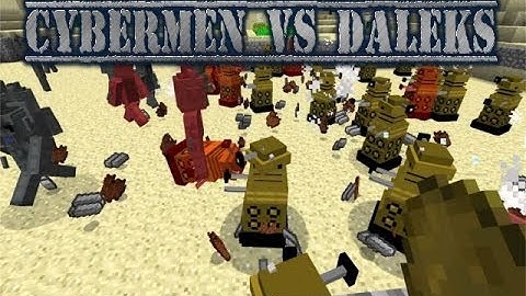 Minecraft Mod Battles Episode 1 |Daleks vs Cybermen|