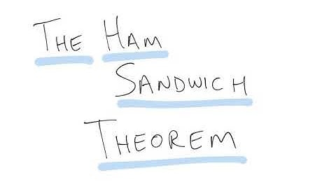 The ham sandwich theorem