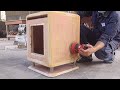 Awesome 12 inch bass power subwoofer design // Crafting every detail by hand is easy to do