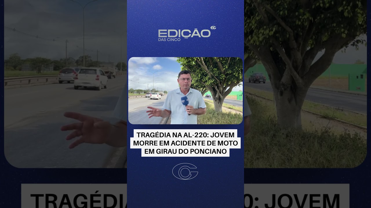 Jovem morre em acidente de moto em Girau do Ponciano