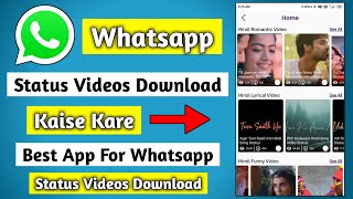 video status kaise download kare | Whatsapp me status lagane ke liye best app | status download app screenshot 4