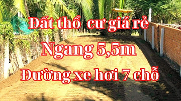 Đất thổ cư giá rẻ Cần Giuộc. Diện tích 102m2, ngang 5,5m, đường xe hơi 7 chỗ, SHR