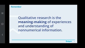 UM SHS|RES 1S|Unit 3: Lesson 2| Writing a Research Statement for Qualitative Research