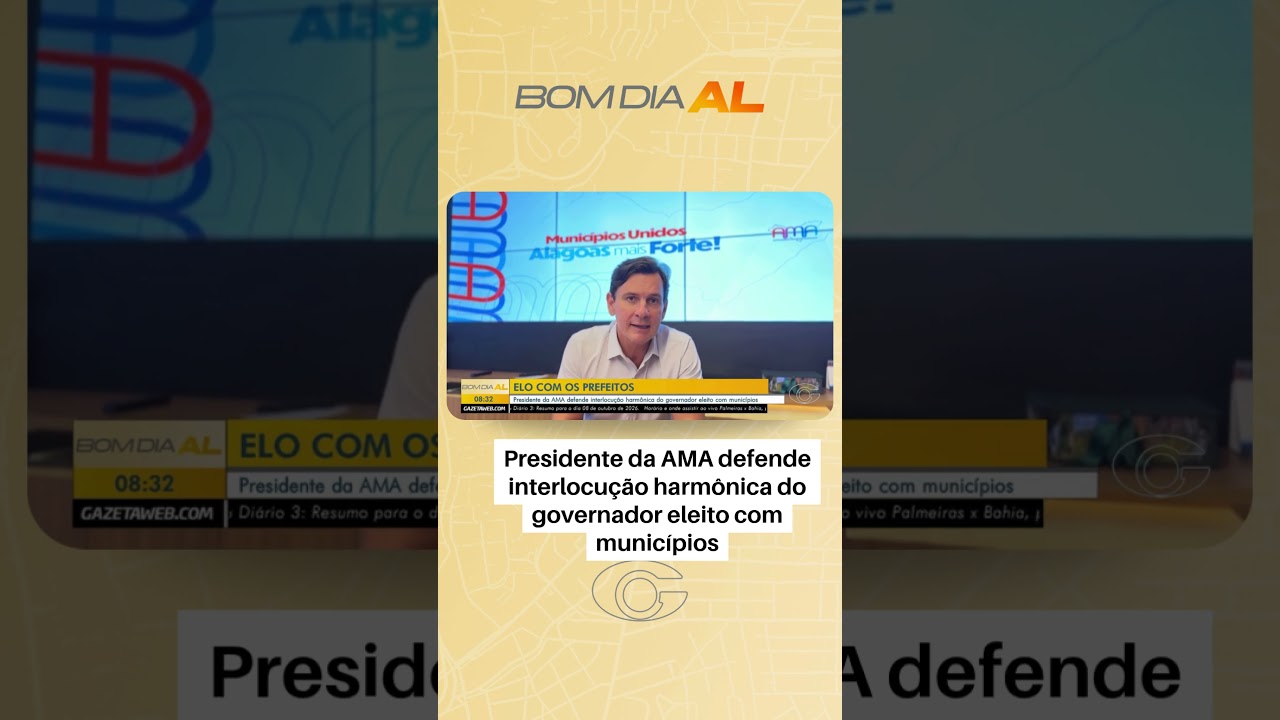 Presidente da AMA defende interlocução harmônica do governador eleito com municípios