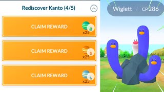 Speedrunning Rediscover Kanto Research & New Debut Wugtrio in #pokemongo