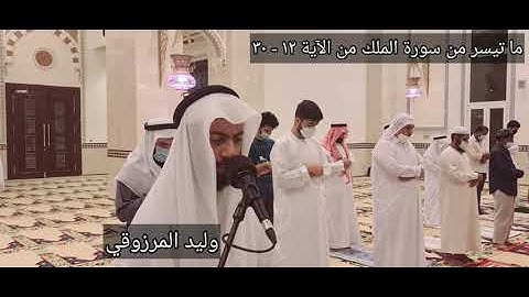 ما تيسر من سورة الملك من الآية ١٢ - ٣٠