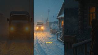Шофёры ЗИМНИХ дорог: когда метель СТИРАЛА трассу!!! #история #shorts