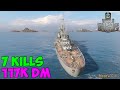 World of WarShips | Hindenburg | 7 KILLS | 177K Damage - Replay Gameplay 1080p 60 fps