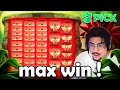 I got a max win by letting gamdom decide the slots  10000x win 