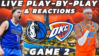 Dallas Mavericks vs Oklahoma City Thunder | Live Play-By-Play & Reactions