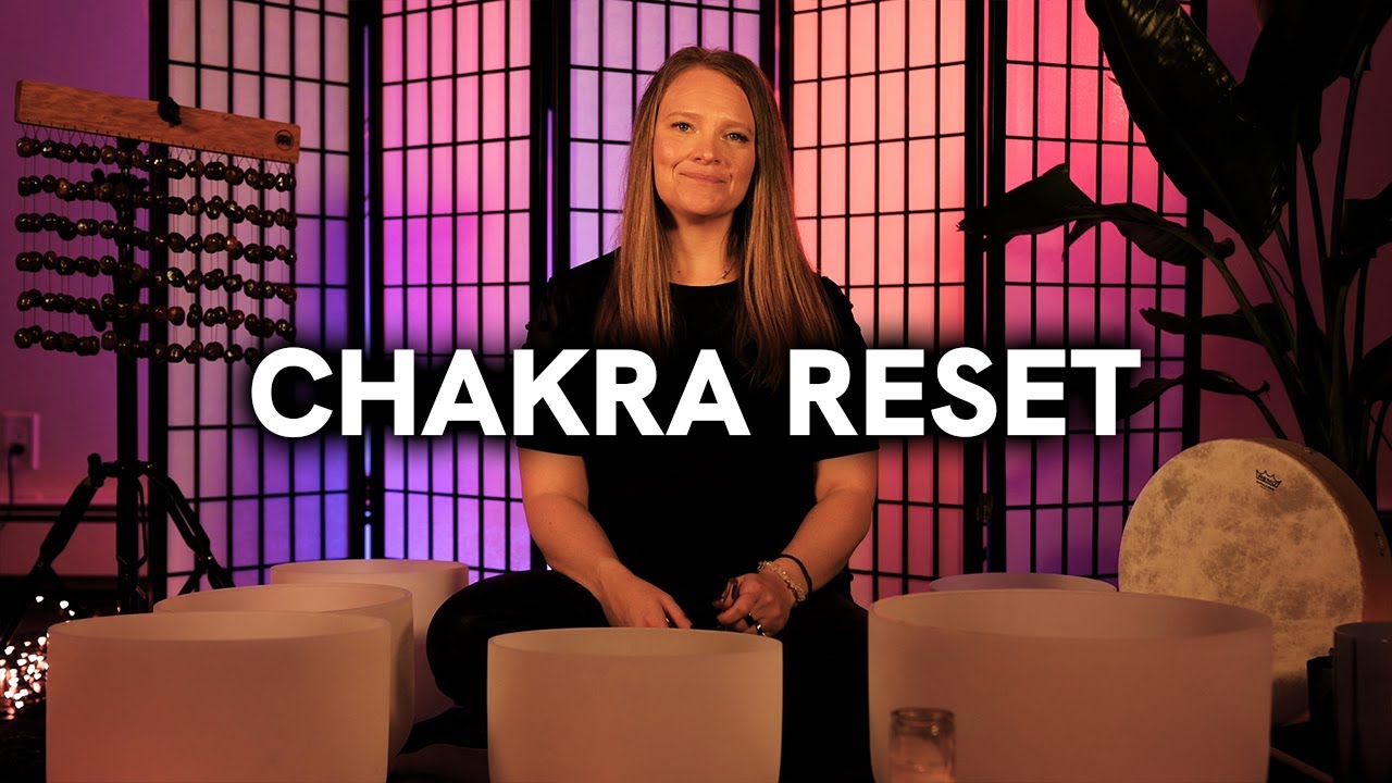 Seven Chakra Alignment Sound Bath | Energy Healing | Crystal Singing ...