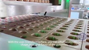 SINOFUDE CHX20 Small Automatic gummy candy depositor, Entry level gummies candy moulding machine