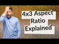 What is 4x3 aspect ratio?