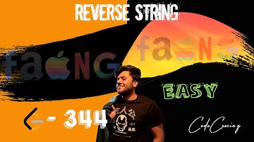[Java / C++] Reverse String | LEETCODE - 344 | Re-Upload
