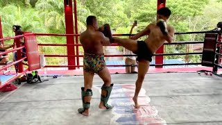 Superbon Banchamek Crisp Technique Muay Thai Pad Work Training Highlight #2