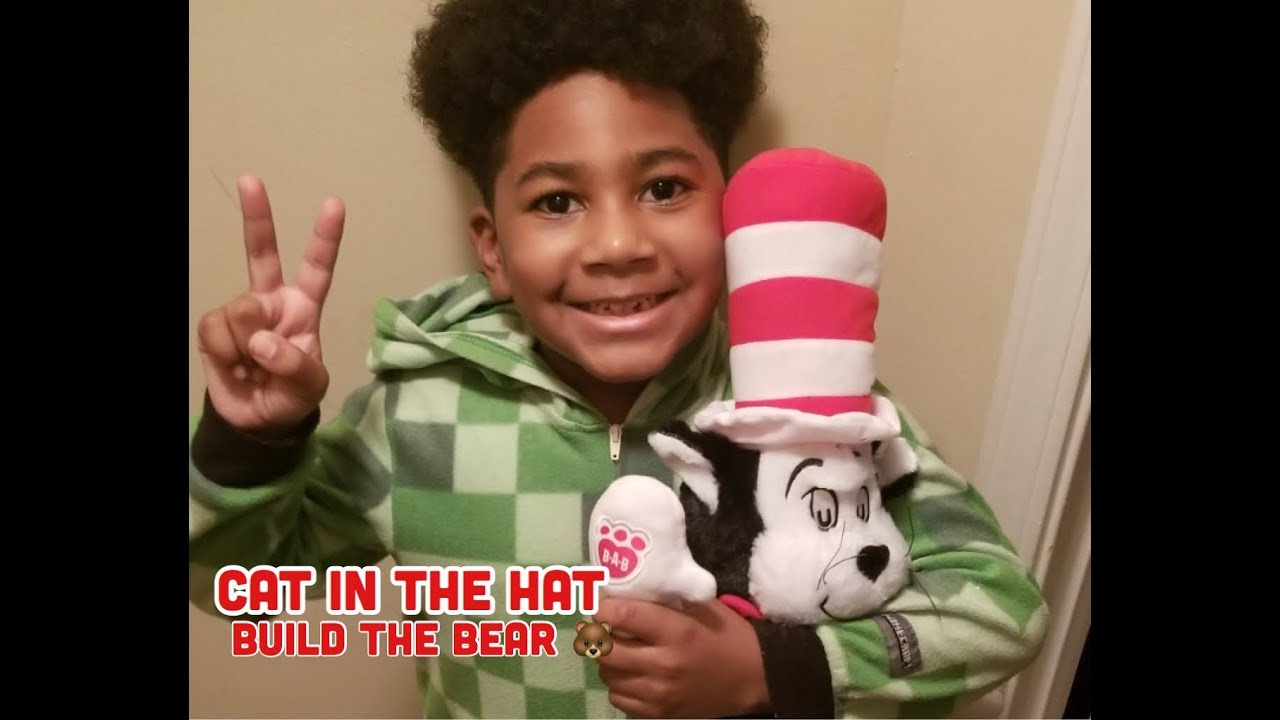 BUILD THE BEAR ON CARNIVAL CRUISE (CAT IN THE HAT) WE SUPRISE OUR SON