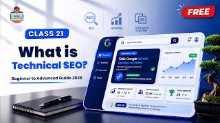 Technical SEO Kya Hai? Beginner to Advanced Guide 2026 #TechnicalSEO #SEO2026 (class 21)