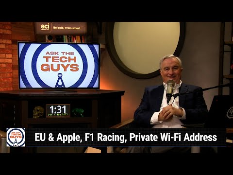If It's Tuesday, It Must Be Belgium - EU & Apple, F1 Racing, Private Wi-Fi Address