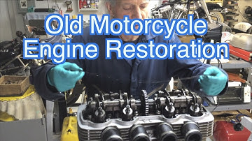 Old Motorcycle Engine Restoration - Freeing Stuck Pistons 1972 Honda CB 750