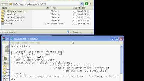 P3 BartPe2USB Instructions