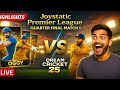 Dream Cricket 2025 🔥 Joystatic Premier League Quarter Final Match 1 FULL Highlights!