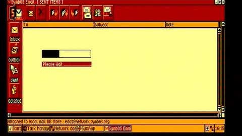 E-Mail and MP3 in SymbOS (4 color mode and 16)