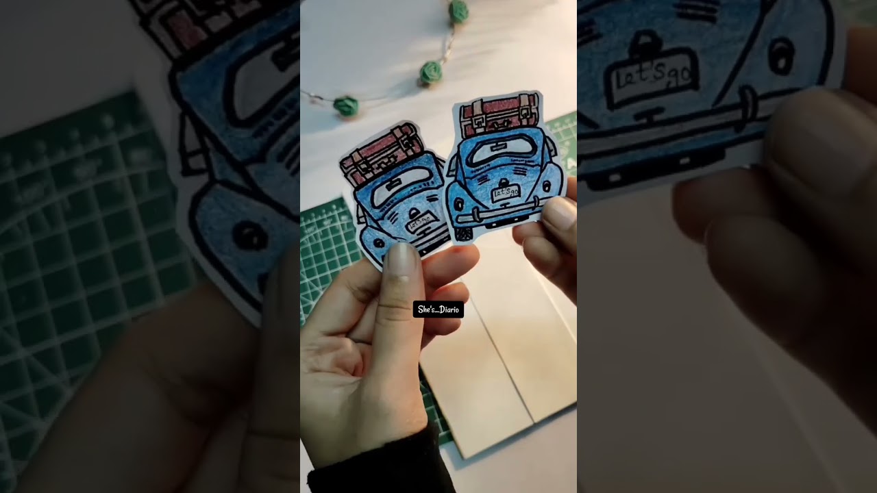 spinning happy journey card🎀diy