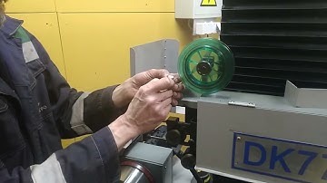 Как намотать проволоку на барабан эрозионного станка DK