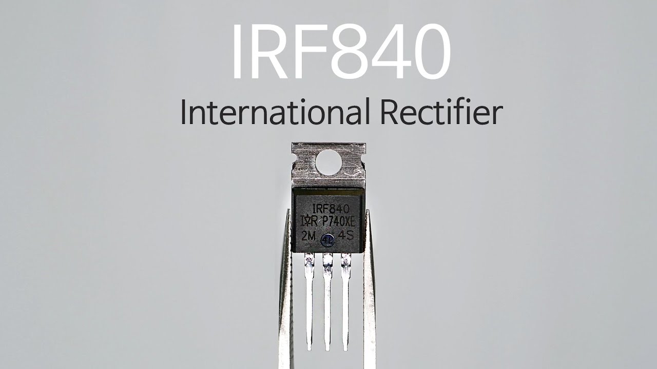 IRF840 - International Rectifier : Dynamite dv/dt Rating - YouTube