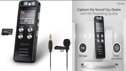 96GB TCTEC Digital Voice Recorder  Voice Activated Recorder with 7000 Hours Recording Capacity