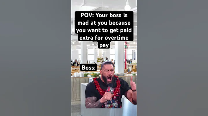 When You Just Want Overtime Pay For Working Overtime #funny #boss #comedy #work - DayDayNews