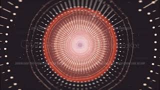 Infinite Red tunnel of sound waves looped background