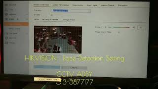 HIKVISION : Face Detection Setting screenshot 4