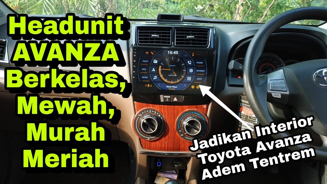 Modifikasi Head Unit Android Avanza Oem Youtube