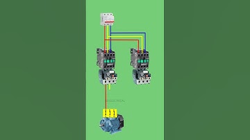 reverse forward motor control circuit diagram #forwardreverse #starter