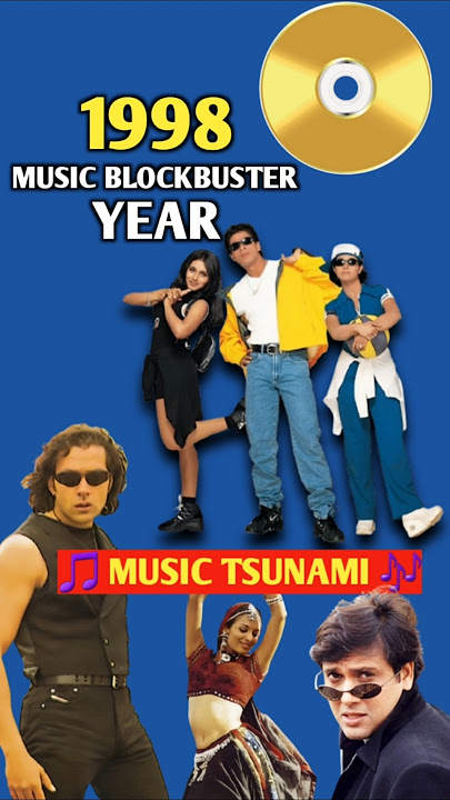 🎶 1998 का Music Tsunami 🌊 | Bollywood Blockbuster Songs That Shook India! | #shortsfeed