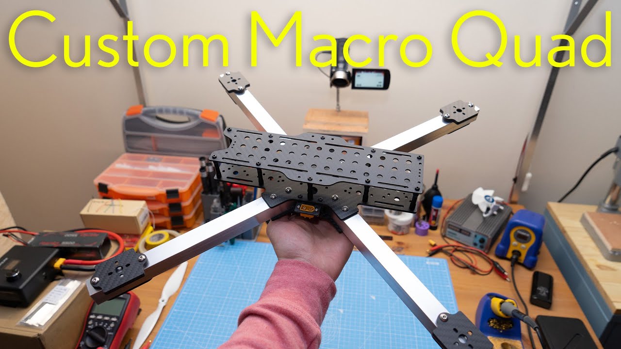 Custom FPV Macro Quad Build // Part 1 - custom carbon fibre frame & fabricating arms